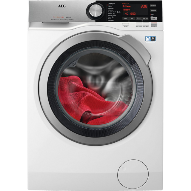 AEG DualSense Technology L7WEC166R 10Kg / 6Kg Washer Dryer with 1550 rpm - White - E Rated
