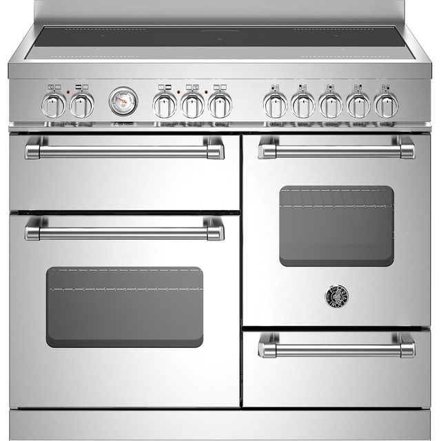 Bertazzoni Master Series MAS105I3EXC Electric Range Cooker with Induction Hob - Stainless Steel - A Rated