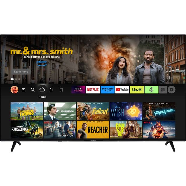 Techwood 65AO11UHDF 65" Smart 4K Ultra HD TV - Black - 65AO11UHDF - 1