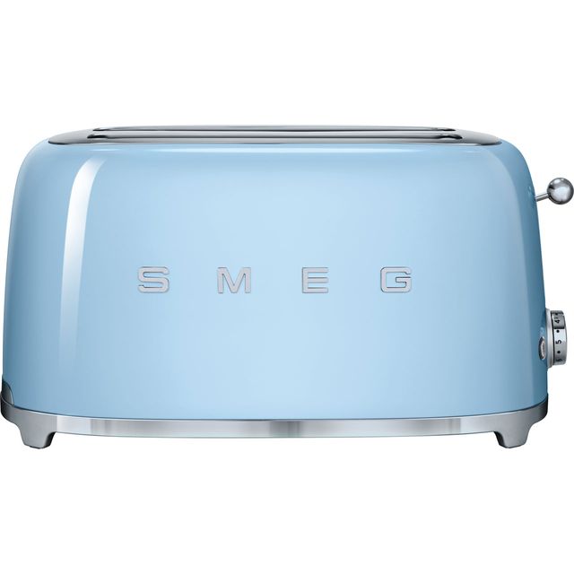 Smeg 50's Retro TSF02PBUK 4 Slice Toaster - Pastel Blue