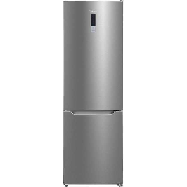 Midea MDRB424FGD02O 188cm High 60/40 No Frost Fridge Freezer - Silver - D Rated