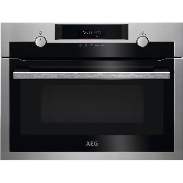 AEG 8000 Series KME525860M 46cm High, Built In - Black / Stainless Steel