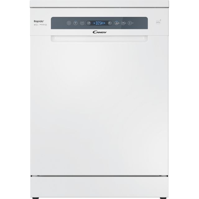 Candy RapidÓ CF5C7F0W Standard Dishwasher - White - CF5C7F0W_WH - 1