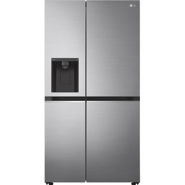 LG NatureFRESH™ GSLV71PZTF Wifi Connected Non-Plumbed Total No Frost American Fridge Freezer - Steel - F Rated