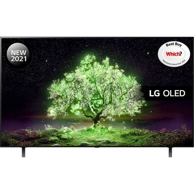 LG OLED48A16LA 48" Smart 4K Ultra HD OLED TV - Black - OLED48A16LA - 1