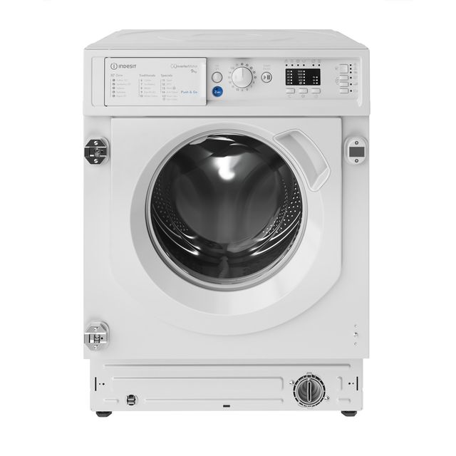 Indesit BIWMIL91485UK Built In 9Kg Washing Machine - White - BIWMIL91485UK_WH - 1