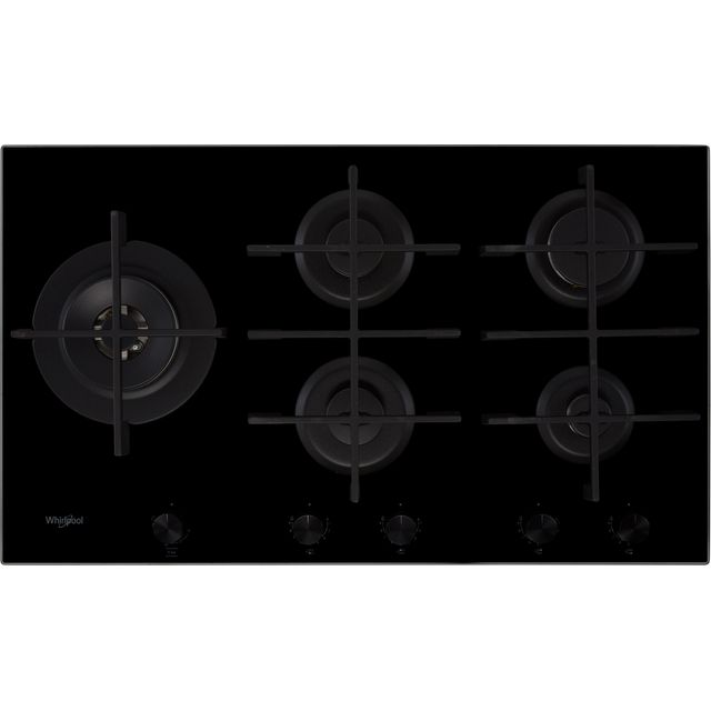 Whirlpool W Collection GOWL958/NB Built In Gas Hob - Black - GOWL958/NB_BK - 1