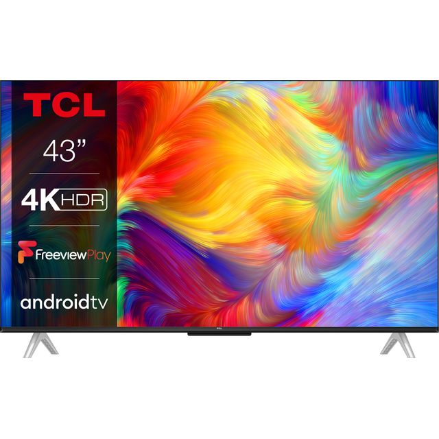 TCL 43P638K 43" Smart 4K Ultra HD TV - Aluminium / Anthracite - 43P638K - 1