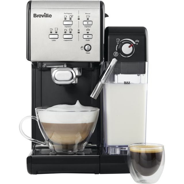 Breville VCF107 Espresso Coffee Machine - Black / Chrome