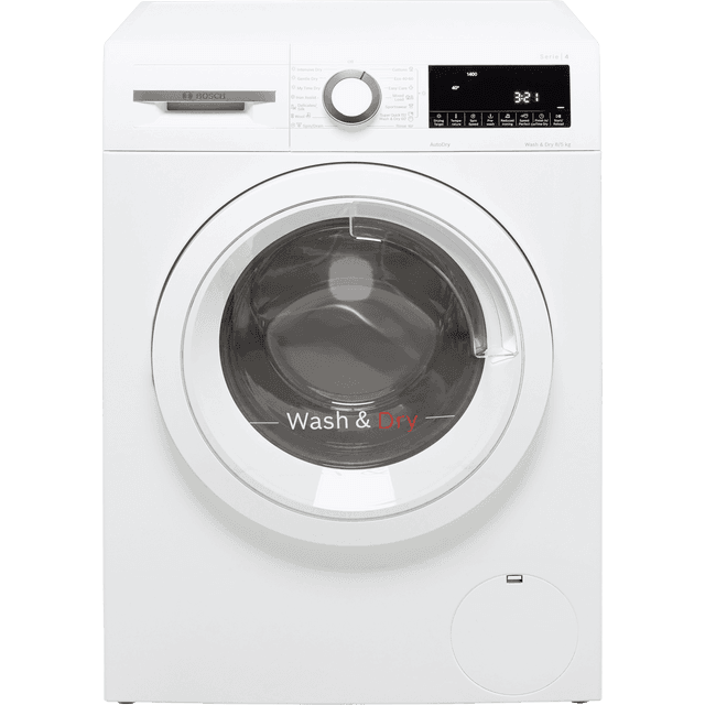 Bosch Series 4 WNA134U8GB 8Kg / 5Kg Washer Dryer with 1400 rpm - White - E Rated [Wash&Dry], C Rated [Wash Only]