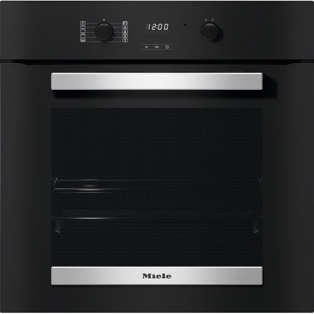 Miele H2455B Built In Electric Single Oven - Black - A+ Rated