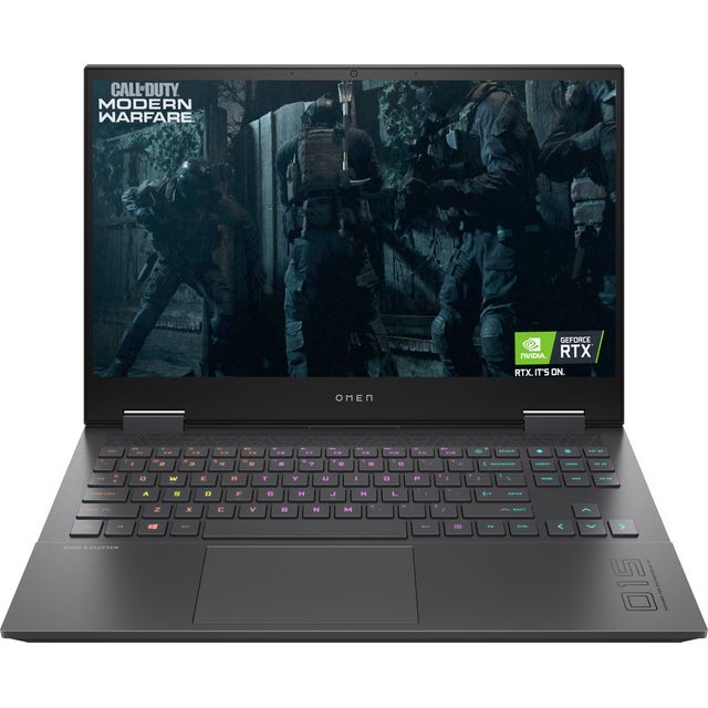 HP OMEN 15-en1007na 15.6" Gaming Laptop NVIDIA® GeForce RTX™ 3060 AMD Ryzen™ 7 512GB SSD - Black