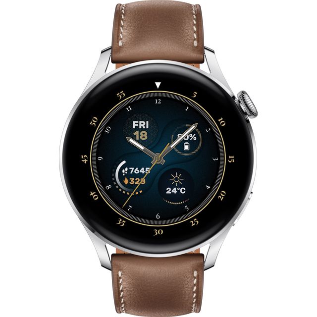 HUAWEI Watch 3 Classic 4G Smart Watch - Brown