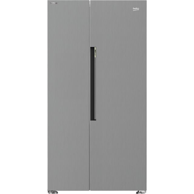 Beko HarvestFresh ASP342NDVPX American Fridge Freezer - Stainless Steel - E Rated