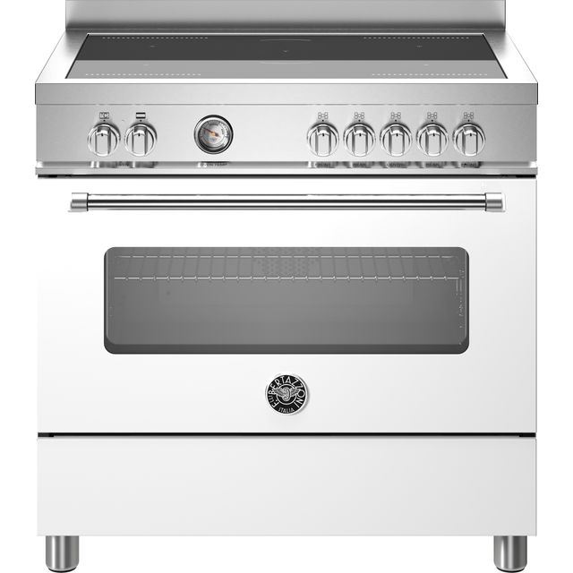 Bertazzoni Master Series MAS95I1EBIC 90cm Electric Range Cooker with Induction Hob - Bianco - A Rated
