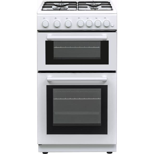 Electra TG60W-2 60cm Freestanding Gas Cooker with Fixed rate grill - White - A+ Rated