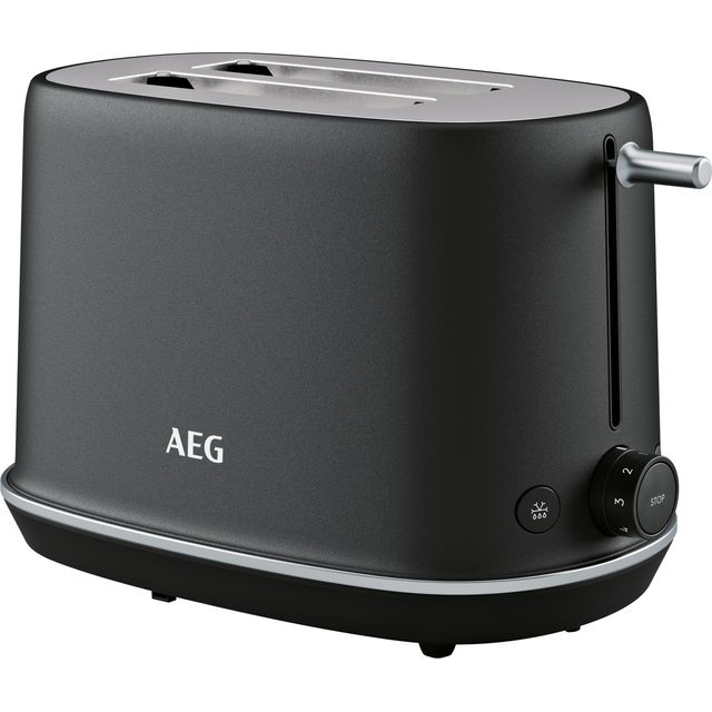 AEG Gourmet 7 T7-1-6BP-U 2 Slice Toaster - Graphite