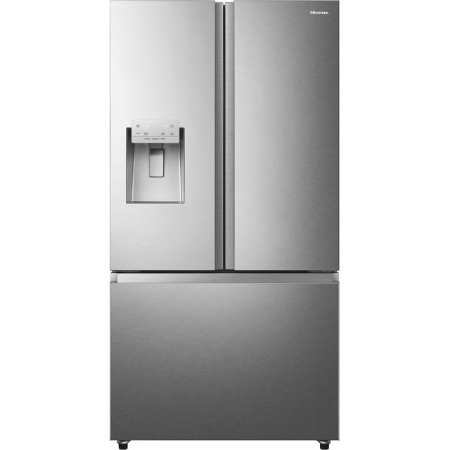 Hisense RF793N4SASE Wifi Connected Plumbed Total No Frost American Fridge Freezer - Stainless Steel - E Rated