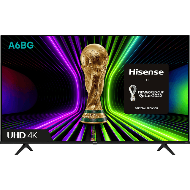 Hisense 55A6BGTUK 55" Smart 4K Ultra HD TV - Black - 55A6BGTUK - 1
