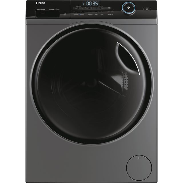 Haier i-Pro Series 5 HWD80B14959S8NUK Wifi Connected 8Kg / 6Kg Washer Dryer with 1400 rpm - Graphite - D Rated [Wash&Dry], A Rated [Wash Only]