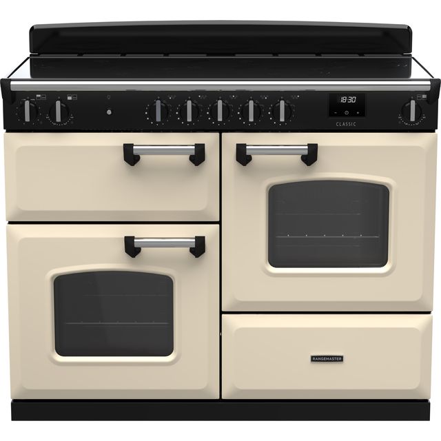 Rangemaster Classic OC Free Standing Range Cooker in Cream / Antique Brass