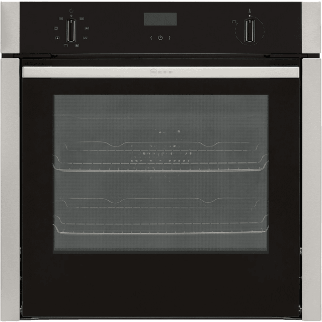 NEFF N50 Slide&Hide® B4ACF1AN0B Built In Electric Single Oven - Stainless Steel - B4ACF1AN0B_SS - 1