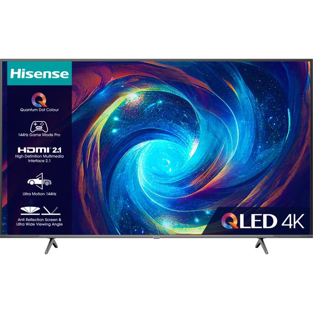 Hisense 65E7KQTUK PRO 65" Smart 4K Ultra HD TV - Black - 65E7KQTUK PRO - 1