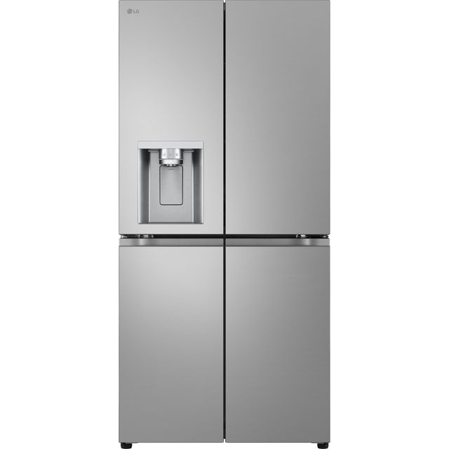 LG NatureFRESH GML861PYPE Wifi Connected Non-Plumbed Total No Frost American Fridge Freezer - Prime Silver - E Rated