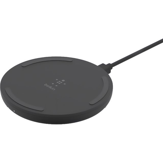 Belkin BoostCharge Qi 10w Wireless Charging Pad + Cable (Wall Charger Not Included) - Black