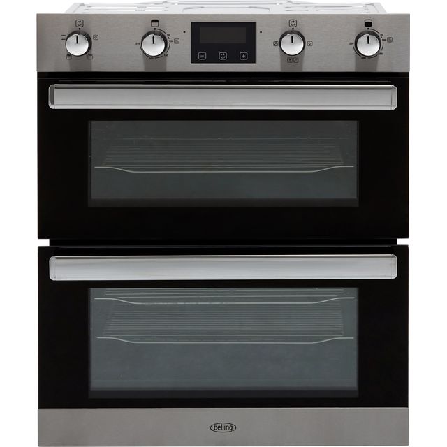 Belling BI702FPCT Built Under Electric Double Oven - Stainless Steel - A/A Rated