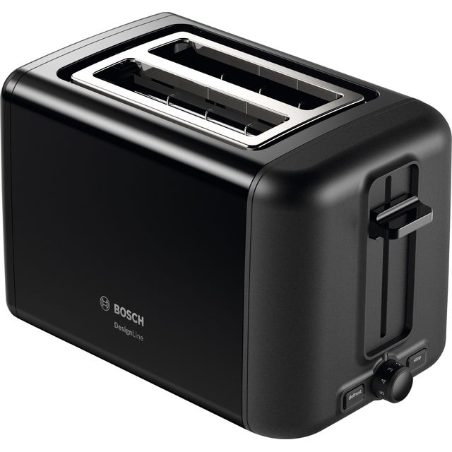 Bosch DesignLine TAT3P423GB 2 Slice Toaster - Black