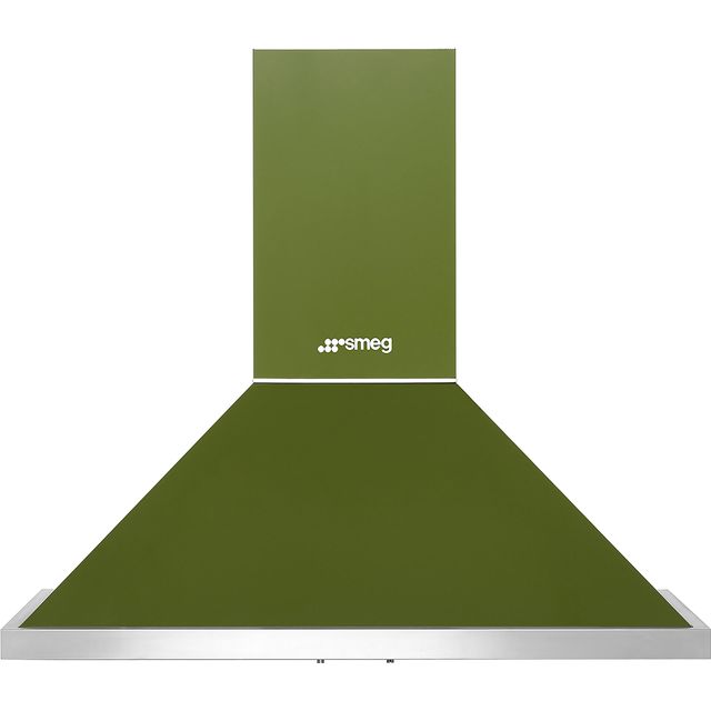 Smeg Portofino KPF9OG 90 cm Chimney Cooker Hood - Olive Green - KPF9OG_OG - 1