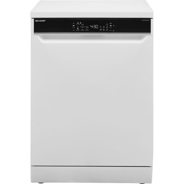 Sharp QW-NA26F39DW-EN Standard Dishwasher - White - QW-NA26F39DW-EN_WH - 1
