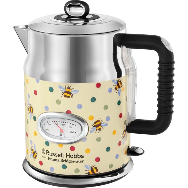 Russell Hobbs Emma Bridgewater Bumblebee & Small Polka Design 27240 Kettle - Cream