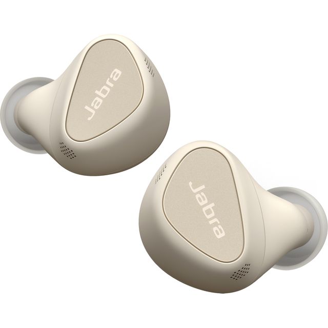 Jabra Elite 5 True Wireless In-Ear Headphones - Beige / Gold