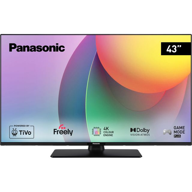 Panasonic TB-43W60AEY 43" Smart 4K Ultra HD TV - Black - TB-43W60AEY - 1