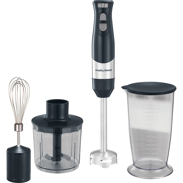 Morphy Richards Total Control 402061 Hand Blender with 4 Accessories - Grey 