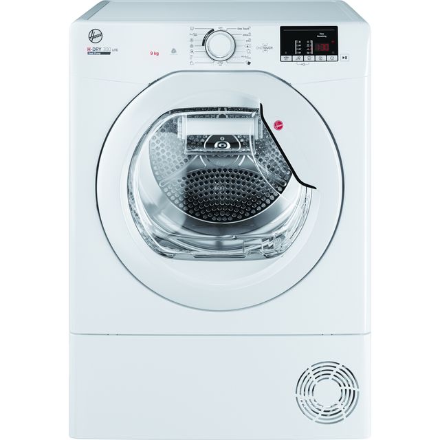 Hoover H-DRY 300 LITE HLE H9A2DE-80 9Kg Heat Pump Tumble Dryer - White - A++ Rated