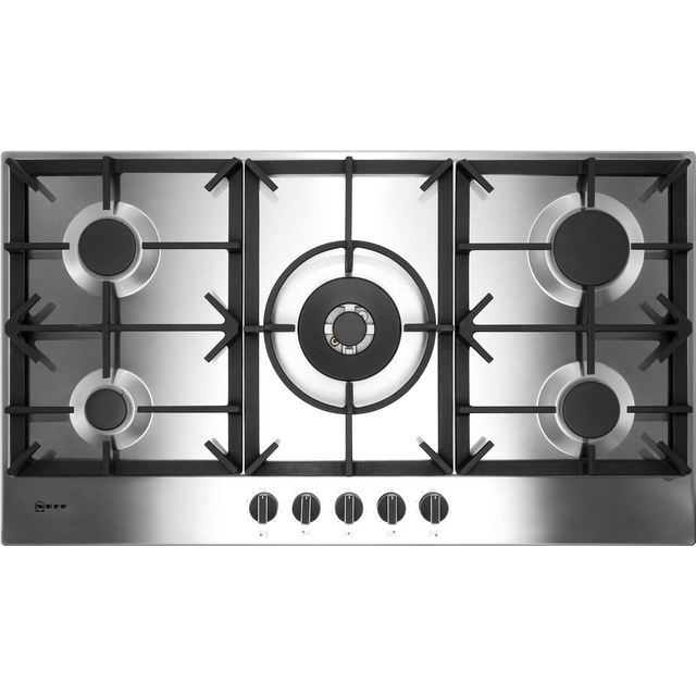 NEFF N70 T29DS69N0 Built In Gas Hob - Stainless Steel - T29DS69N0_SS - 1