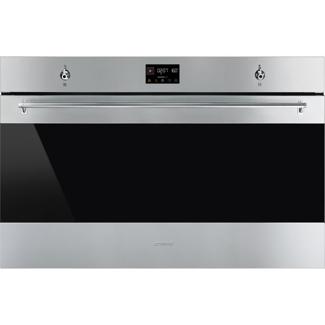 Smeg Classic SFP9302TX Built In Electric Single Oven with Pyrolytic Cleaning - Stainless Steel - A+ Rated