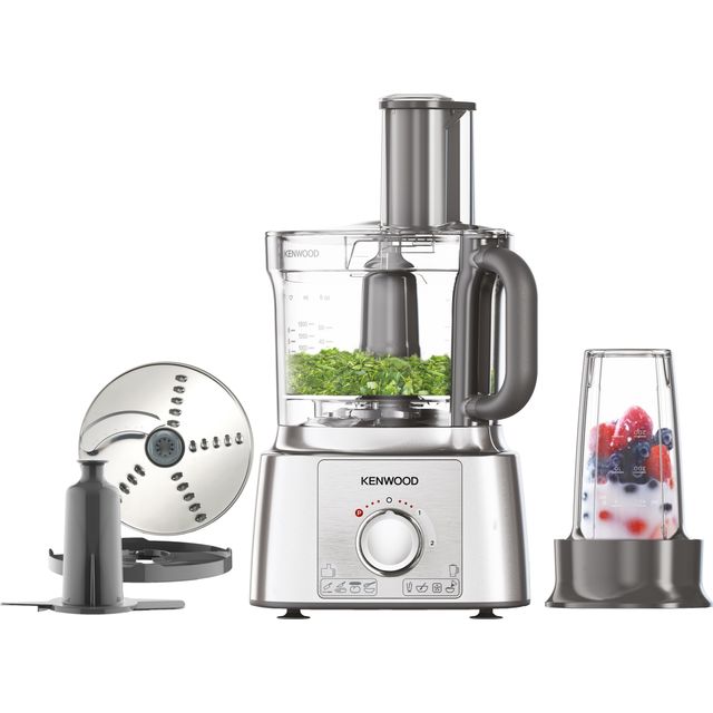 Kenwood MultiPro Express FDP65.180SI 3 Litre Food Processor With 6 Accessories - Silver