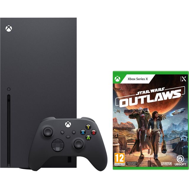 Xbox Series X 1TB with Star Wars Outlaws - Carbon Black