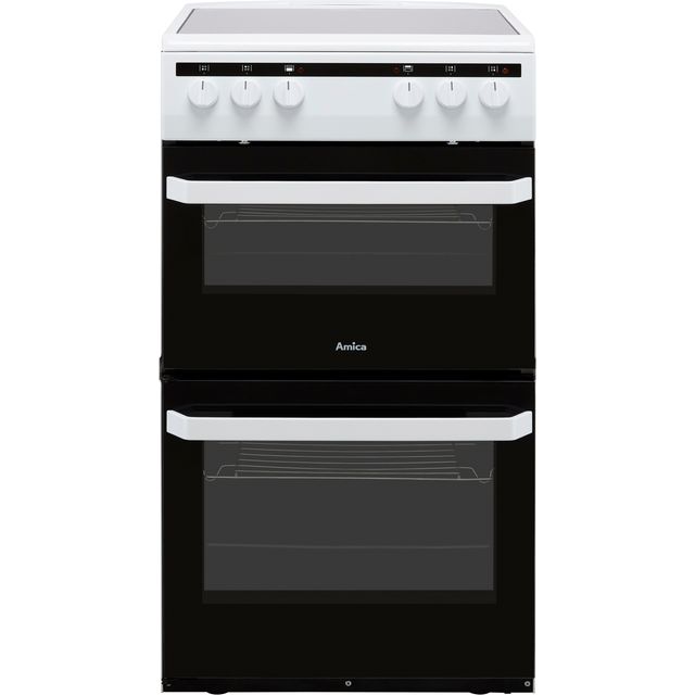 Amica AFC5100WH Electric Cooker - White - AFC5100WH_WH - 1