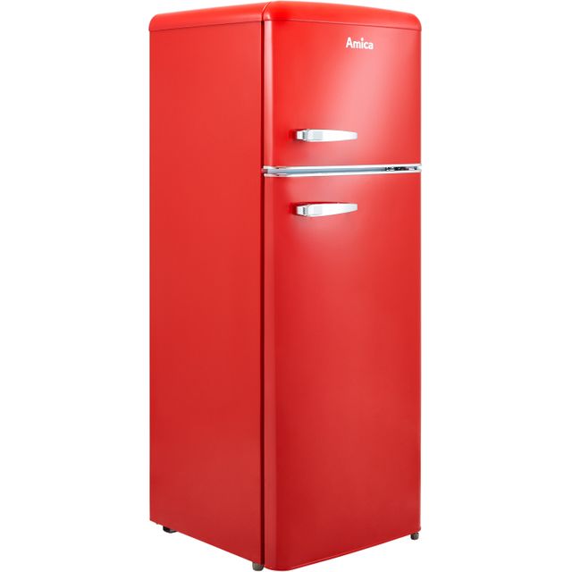 Amica FDR2213R 70/30 Fridge Freezer - Red - F Rated