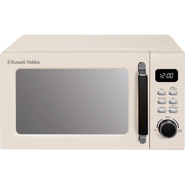 Russell Hobbs RHM2026C 26cm High, Freestanding Small Microwave - Cream