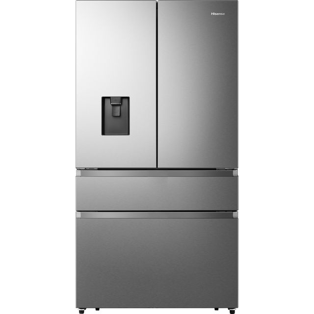 Hisense PureFlat RF749N4SWSE Non-Plumbed Total No Frost American Fridge Freezer - Stainless Steel - E Rated