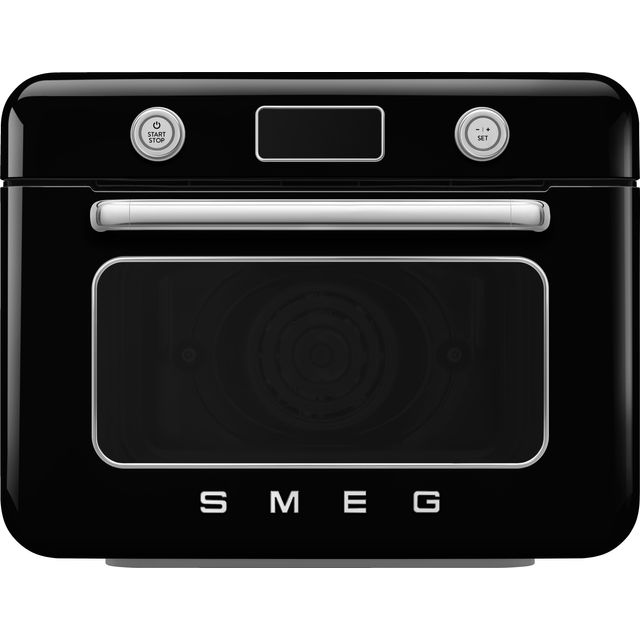 Smeg 50's Style COF01BLUK - Black / Stainless Steel