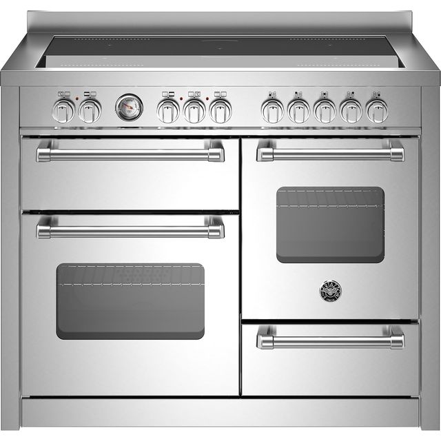 Bertazzoni Master Series MAS115I3EXC 110cm Dual Fuel Range Cooker - Stainless Steel - A Rated