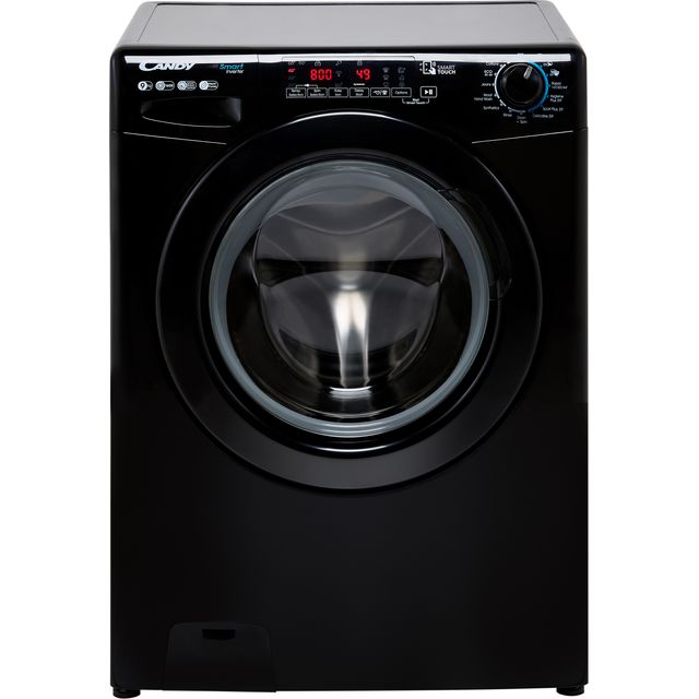 Candy Smart CS69TMBBE/1-80 9kg Washing Machine with 1600 rpm - Black - B Rated