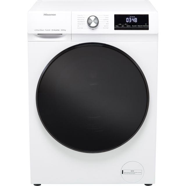 Hisense WDQA1014EVJM 10Kg / 6Kg Washer Dryer - White - WDQA1014EVJM_WH - 1